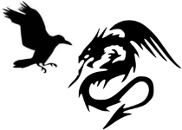 Raven vs dragon